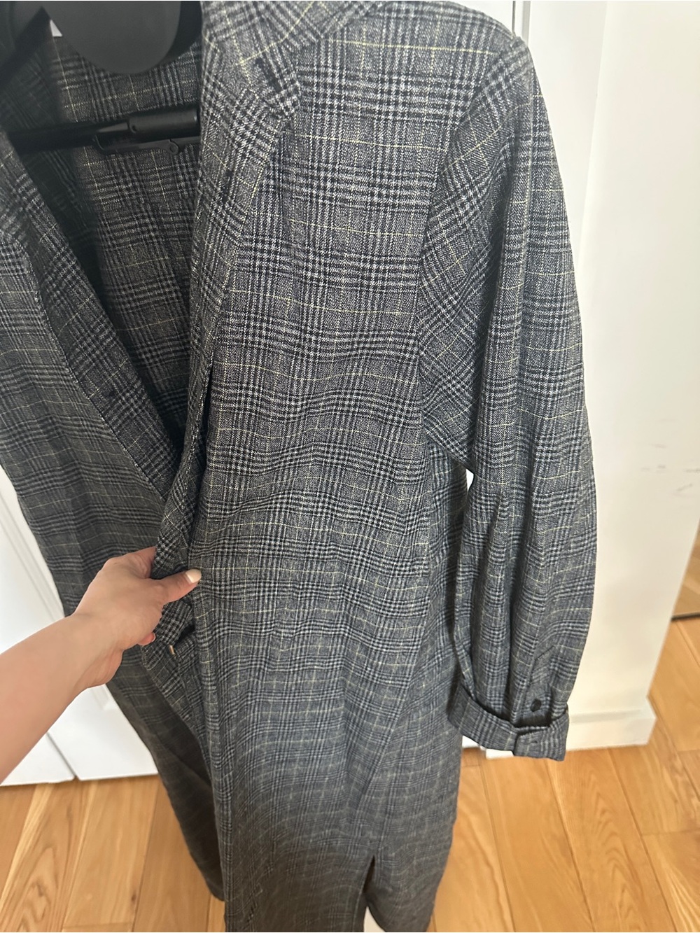 Proenza Schouler White Label checked midi dress size 2 - Picture 7 of 9